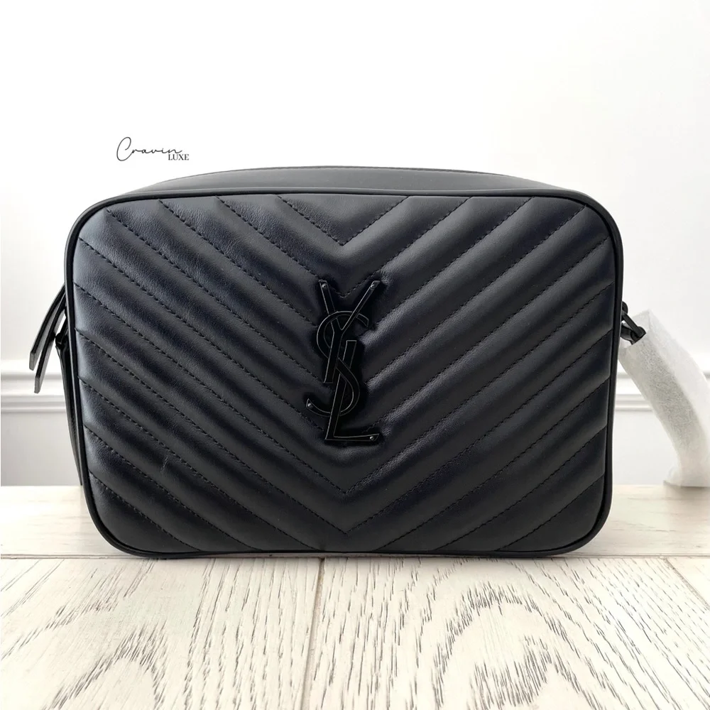 ❌❌SOLD❌❌ New Saint Laurent Lou Camera Bag Black - Picture 2 of 10